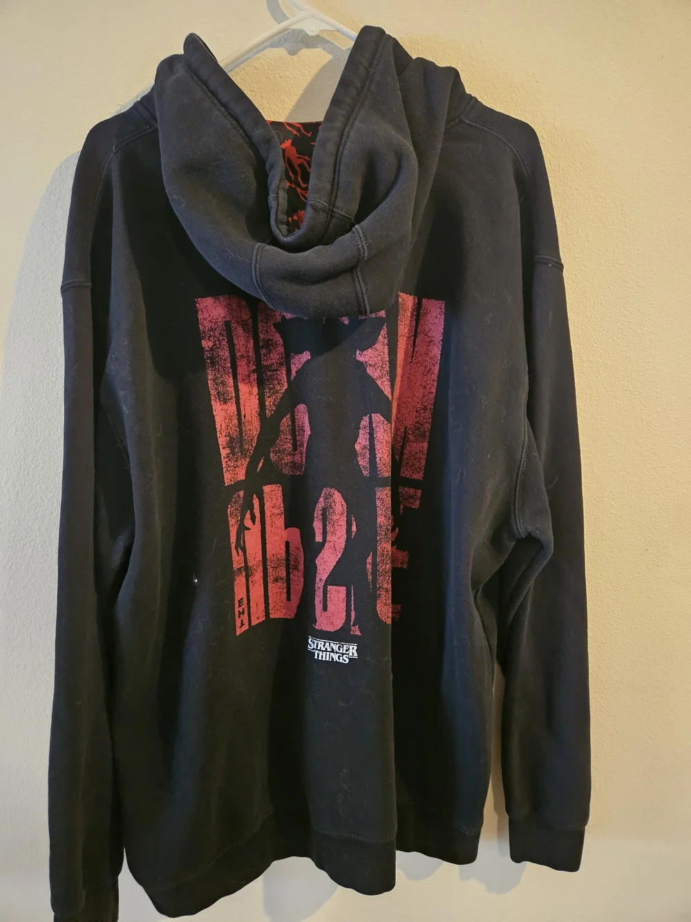 Netflix Stranger Things Black Zip-Up Hoodie